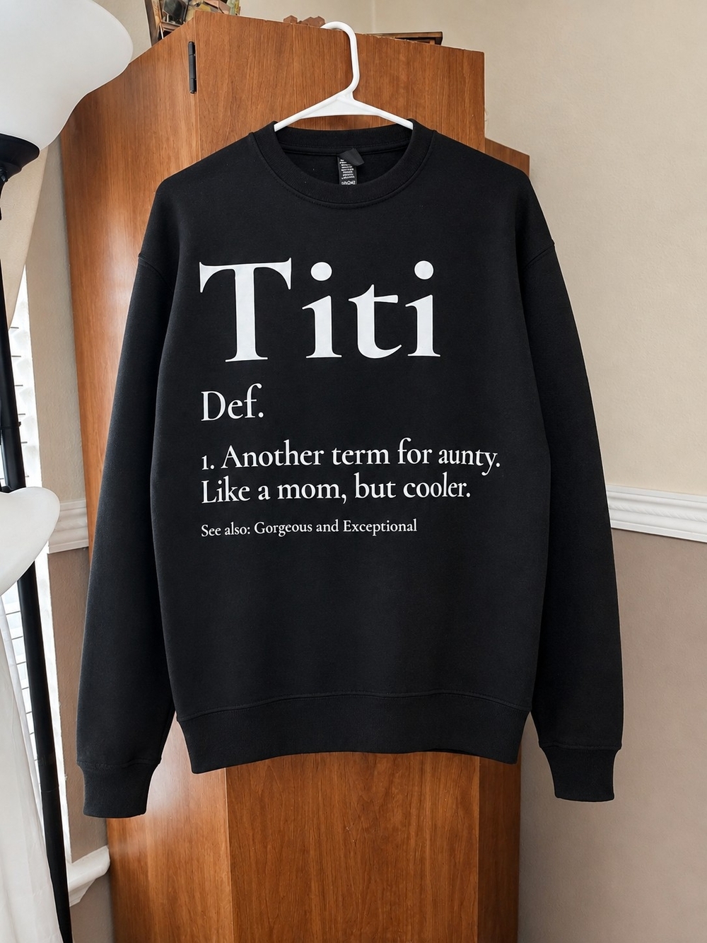 Titi Definition Crewneck Sweater - Black